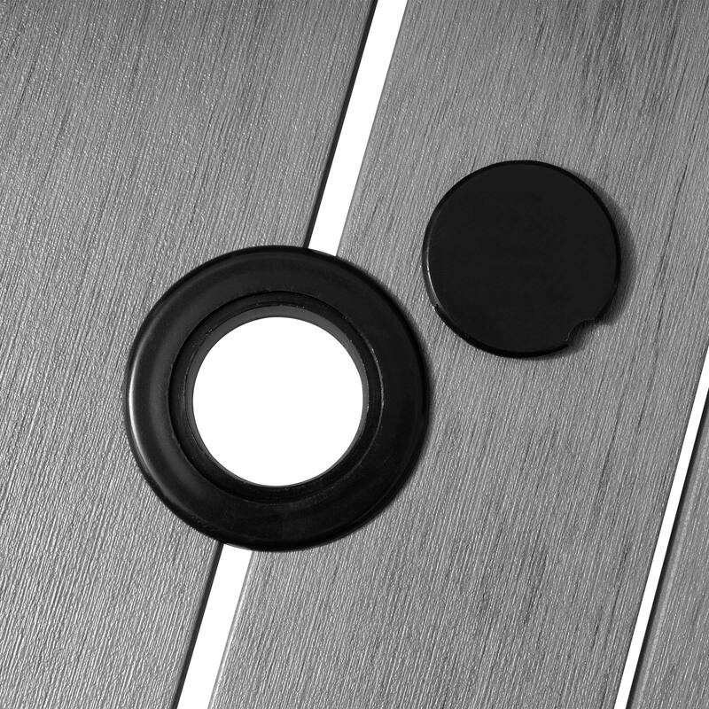 Outdoor 7-piece Patio Dining Set with Stackable Dining Chairs