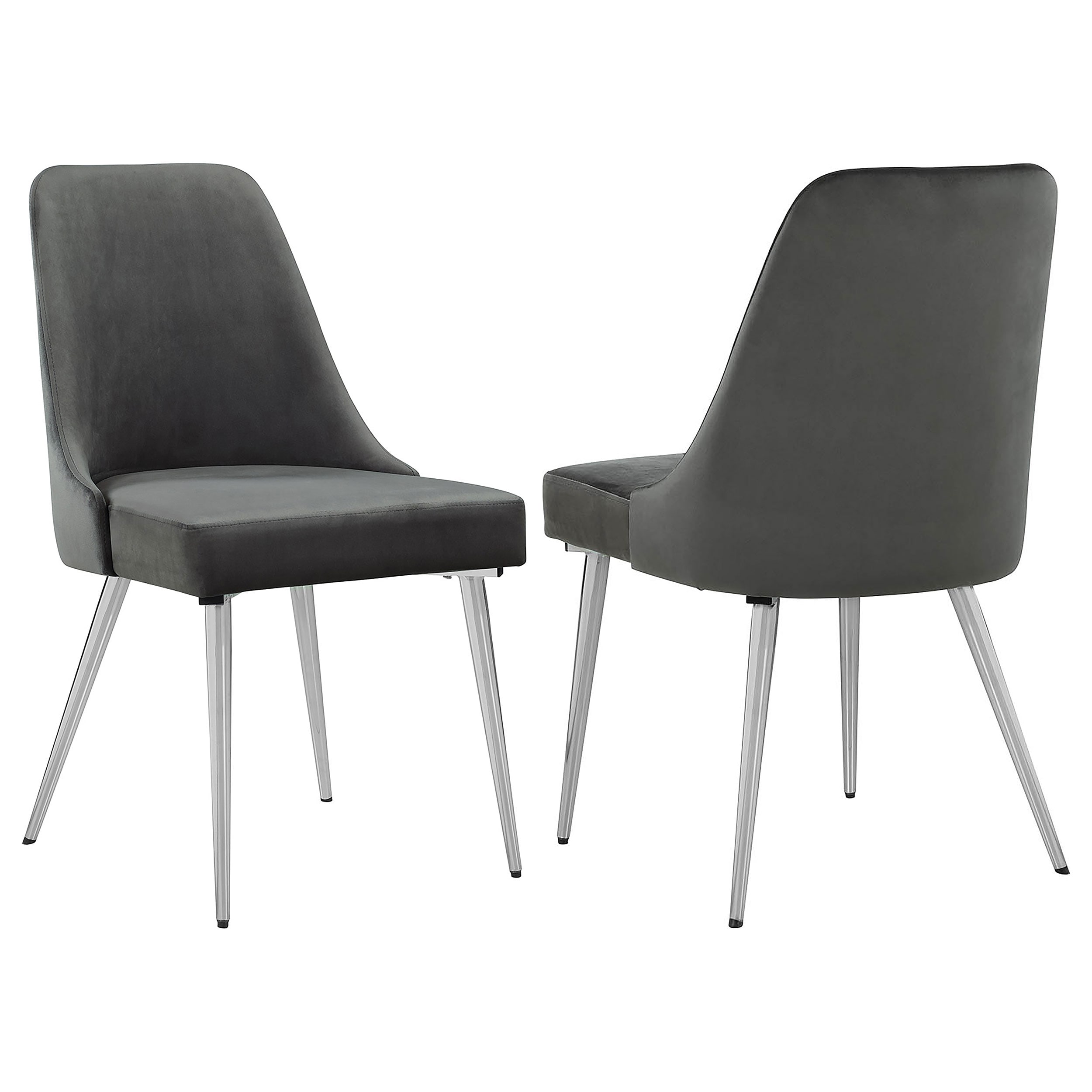 Cabianca Grey Upholstered Dining Side Chair (Set of 2)