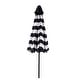 preview thumbnail 20 of 21, Pure Garden 9ft Striped Patio Umbrella with Push Button Tilt for Outdoor Furniture, Deck, Backyard, or Pool