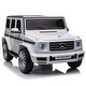 preview thumbnail 19 of 34, Licensed Mercedes-Benz G500, 24V Kids Ride On Toy, Remote Control, Adjustable Speed, LED Lights White