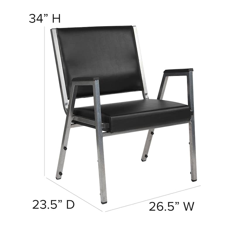 1500 lb. Rated Antimicrobial Bariatric Medical Reception Chair
