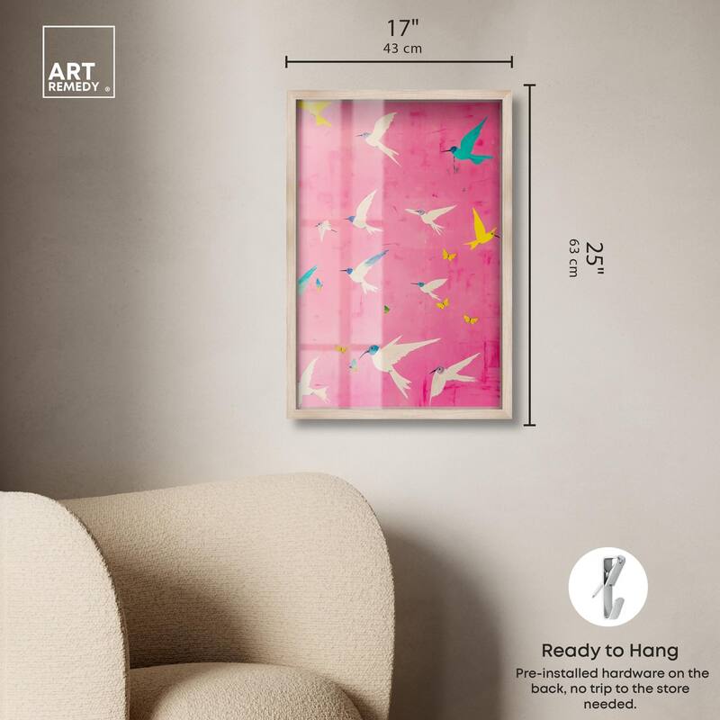 Soaring Sorbet Shadowbox by Art Remedy