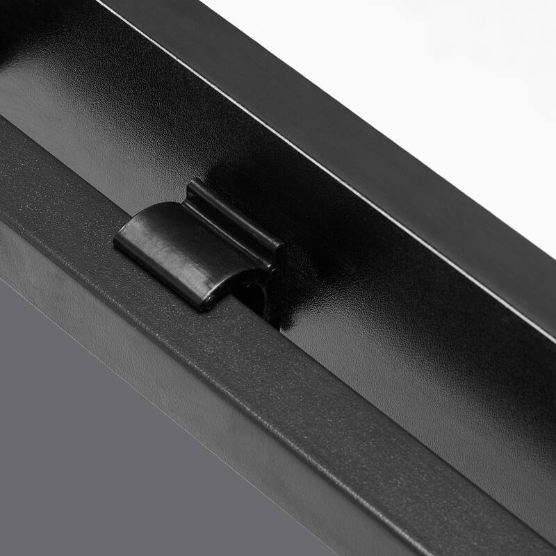 Black Small Foldable Desk,Writing Computer Desk in Home Office