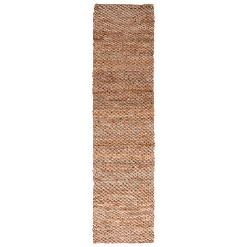 SAFAVIEH Handmade Natural Fiber Amiah Farmhouse Rug - 2'3" x 9' Runner - Natural