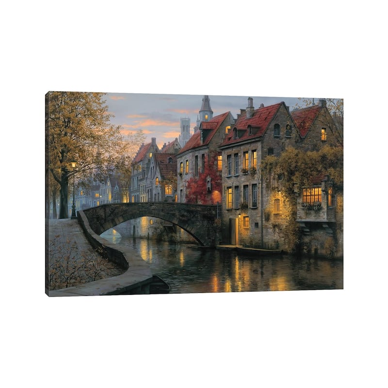 iCanvas "Silent Evening" by Evgeny Lushpin Canvas Print