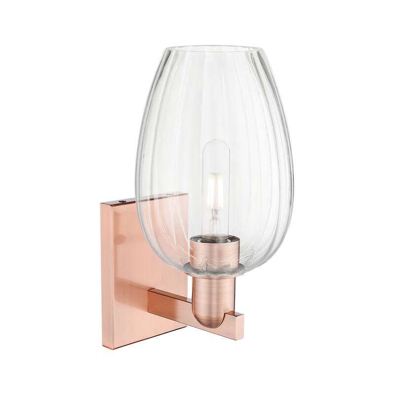 Innovations Lighting Downtown Urban - Preston - 1 Light 6" Flute Shade Wall-mounted Sconce