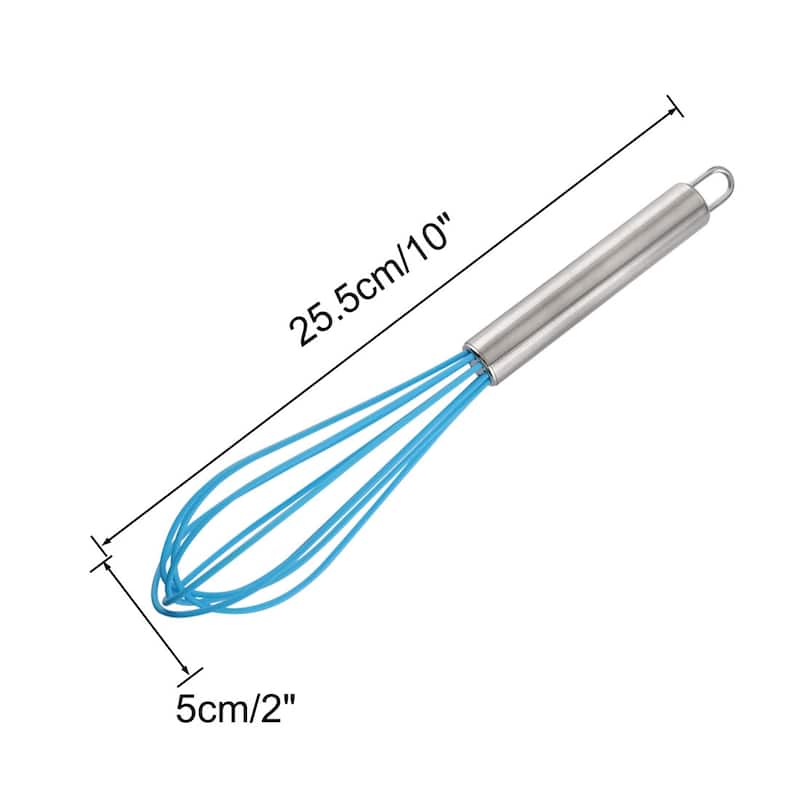 Egg Whisk Silicone Whisk Mixer Kitchen Utensil
