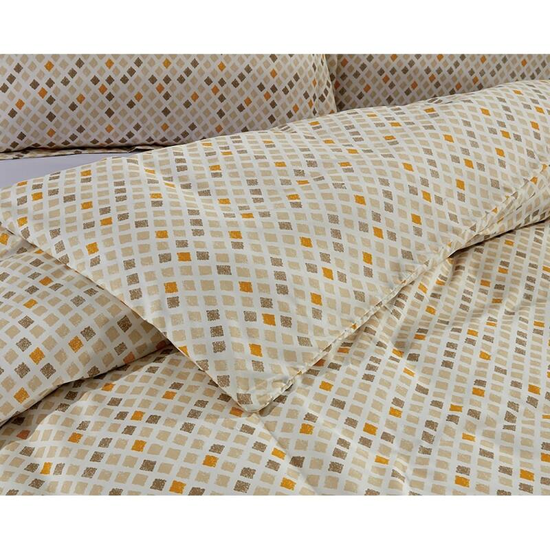 Bibb Home 4 pc Duvet & Down Alternative Comforter Set