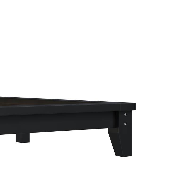 Roomfitters Full/Queen/King Size Wood Platform Bed with Headboard and Slat Support