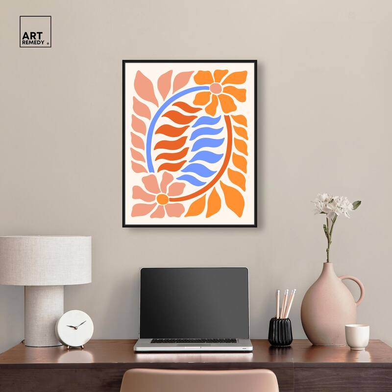 Floral Vine II Canvas by Art Remedy