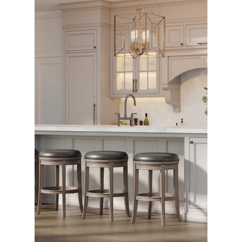 Maven Lane Alexander Backless Swivel Kitchen Stool