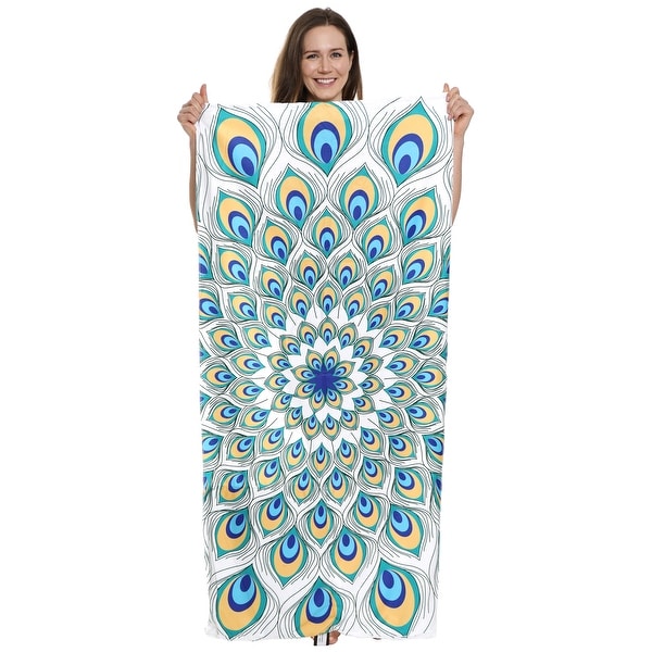 beach towel drawstring bag