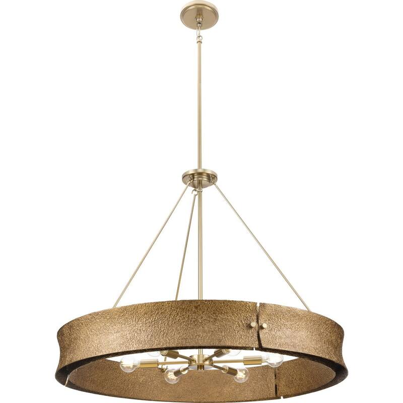 Progress Lighting P400358 Lusail 6 Light 32" Wide Ring Chandelier