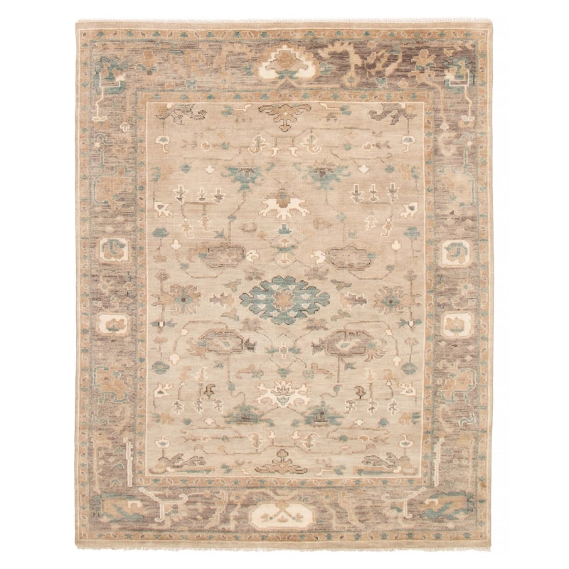 ECARPETGALLERY Hand-knotted Jules Serapi Taupe Wool Rug - 7'10 x 9'10 - Taupe - 7'10 x 9'10