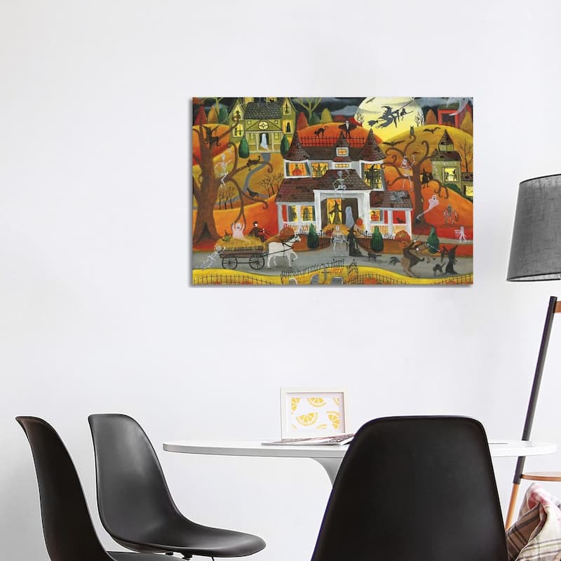 iCanvas "Halloween Fright Night" by Cheryl Bartley Canvas Print - 26x40x1.5