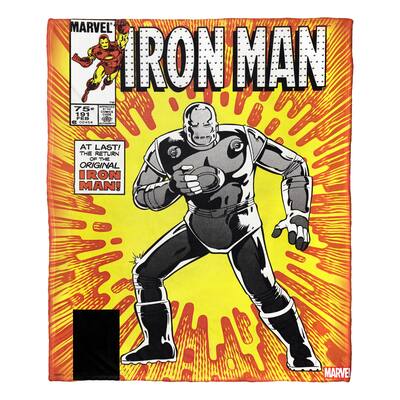 Marvel Iron Man Silk Touch Throw Blanket