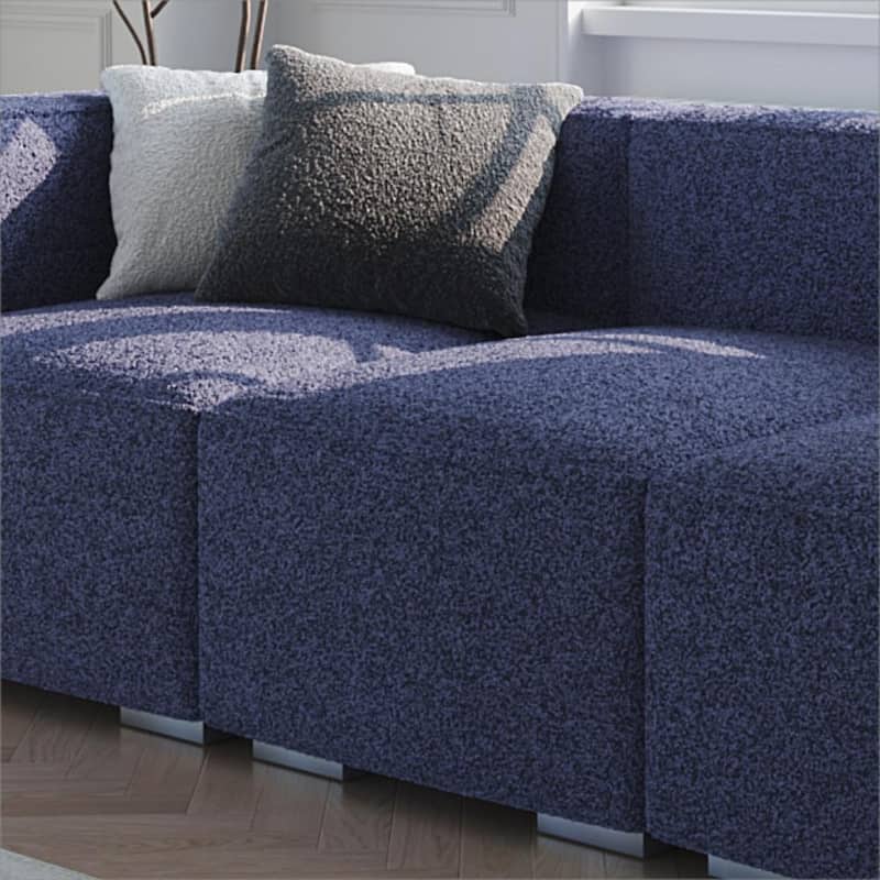 Wayna 3-seater sofa, sofa with solid wood frame, Living Room Sofa - 31.5"*97"*7"
