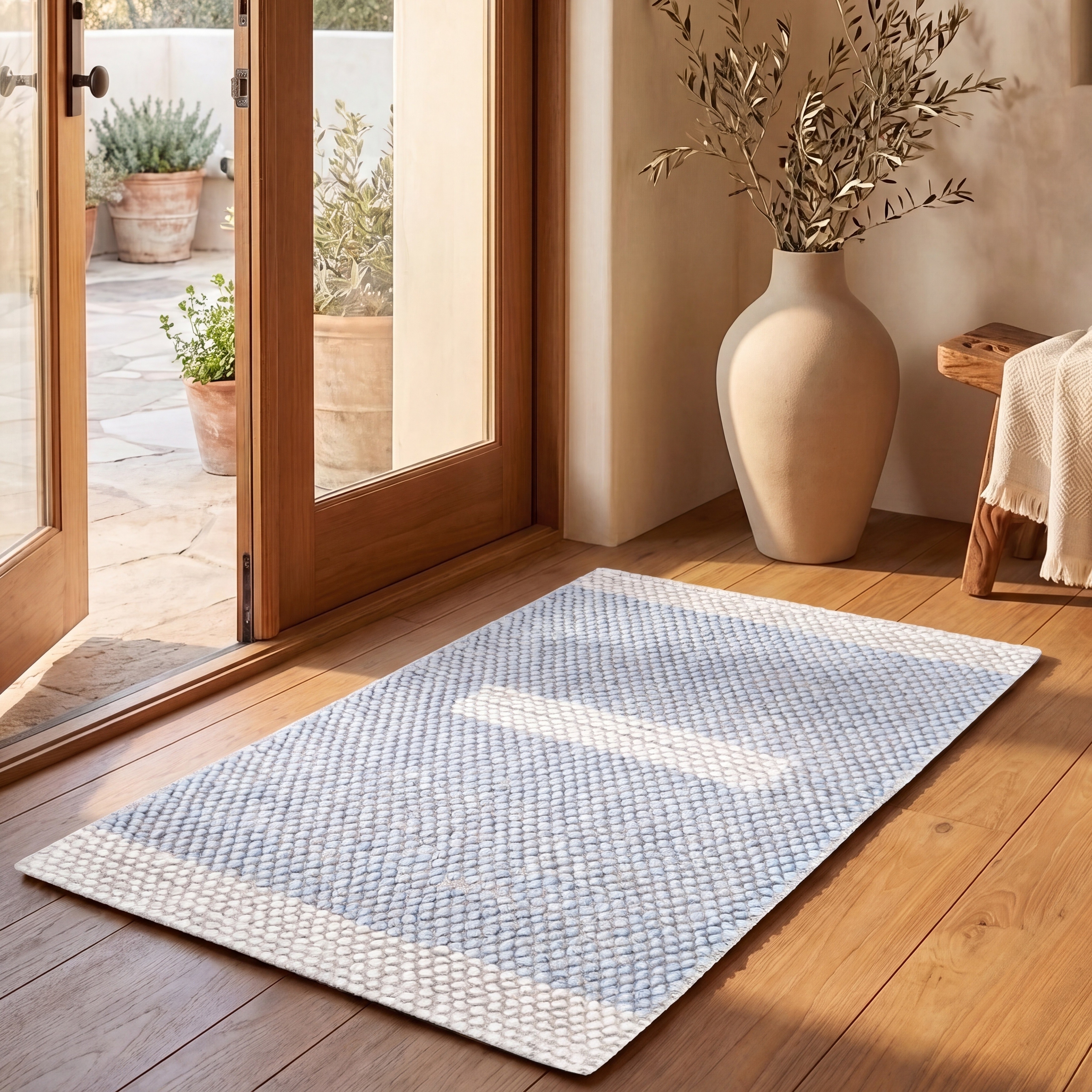 SAFAVIEH Handmade Natura Vroni Transitional Wool Rug