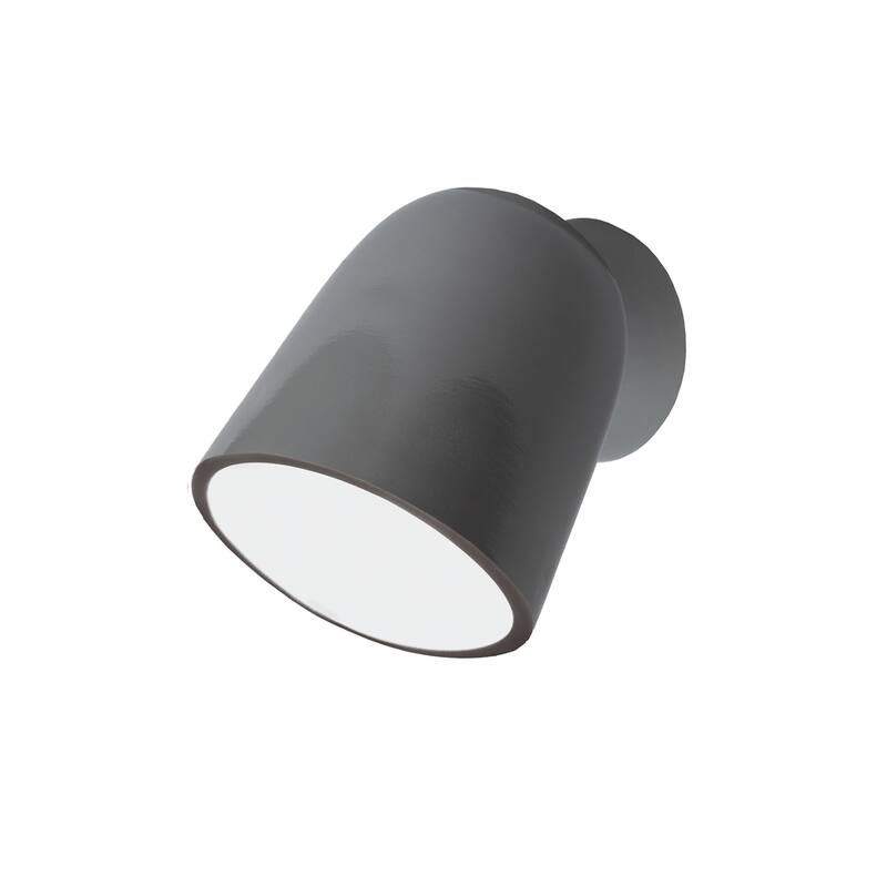 Justice Design Group Splash Outdoor Wall Sconce - Gloss Gray