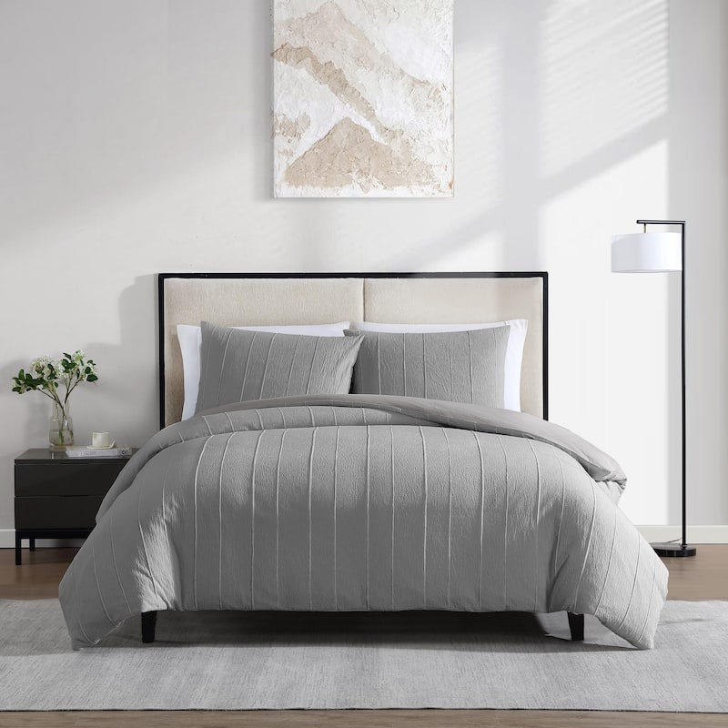 Vera Wang Woven Tucks Reversible Comforter Set