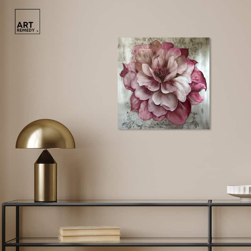 Art Remedy Darla Gallery Wrapped Floral Fine 1 Piece Canvas Wall Art