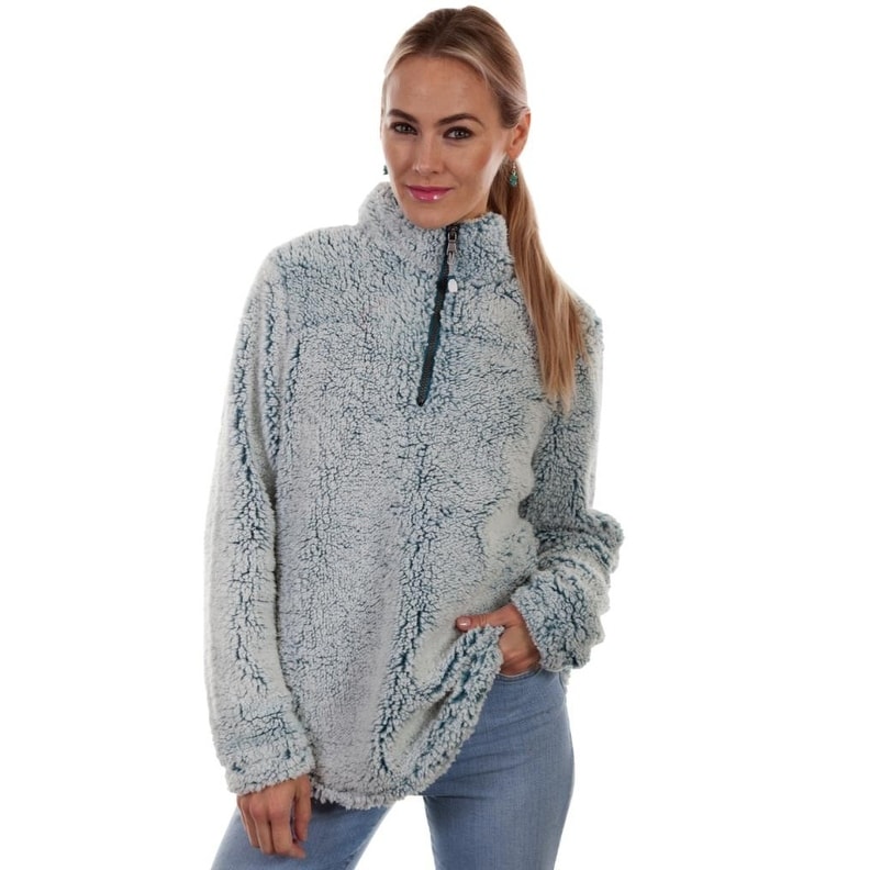 sherpa sweater womens