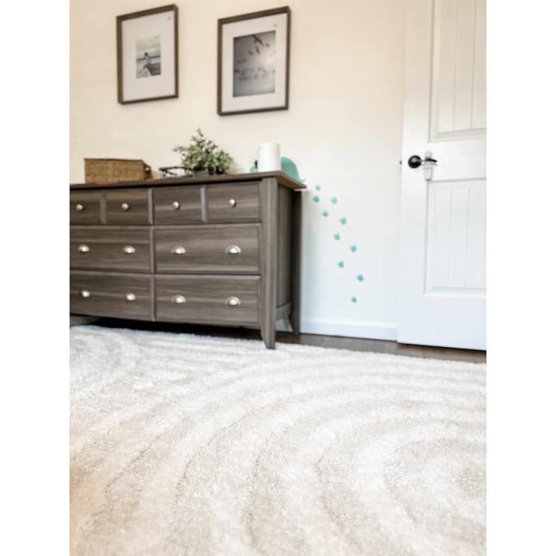 Hauteloom Arnel Living Room, Bedroom Area Rug - Beige - 2' x 3'