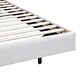 preview thumbnail 41 of 55, Upholstered Platform Bed Frame with LED Light Bar and USB