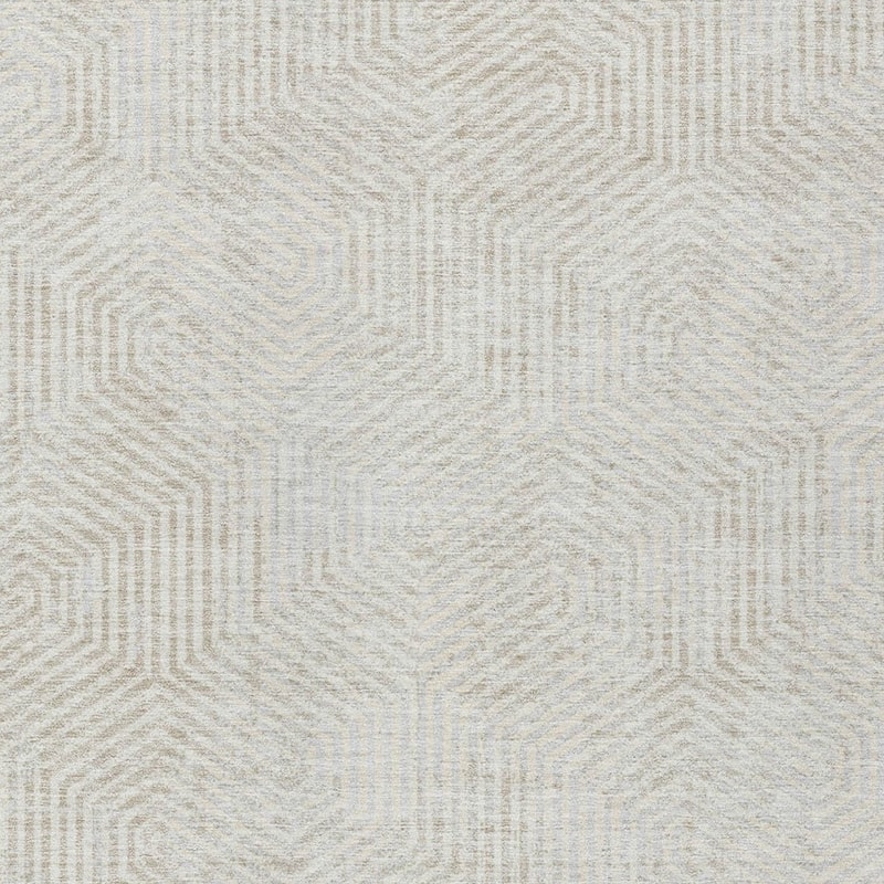 HomeRoots Geometric Transitional Rectangle Outdoor Rug