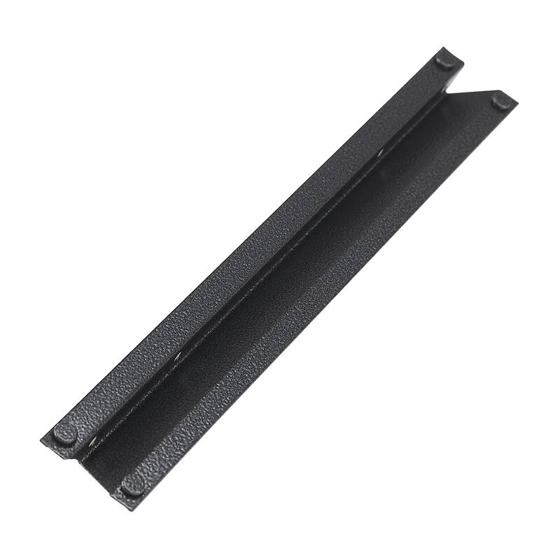 72'' Black Metal Shelves Pantry Organizer Storage Adjustable