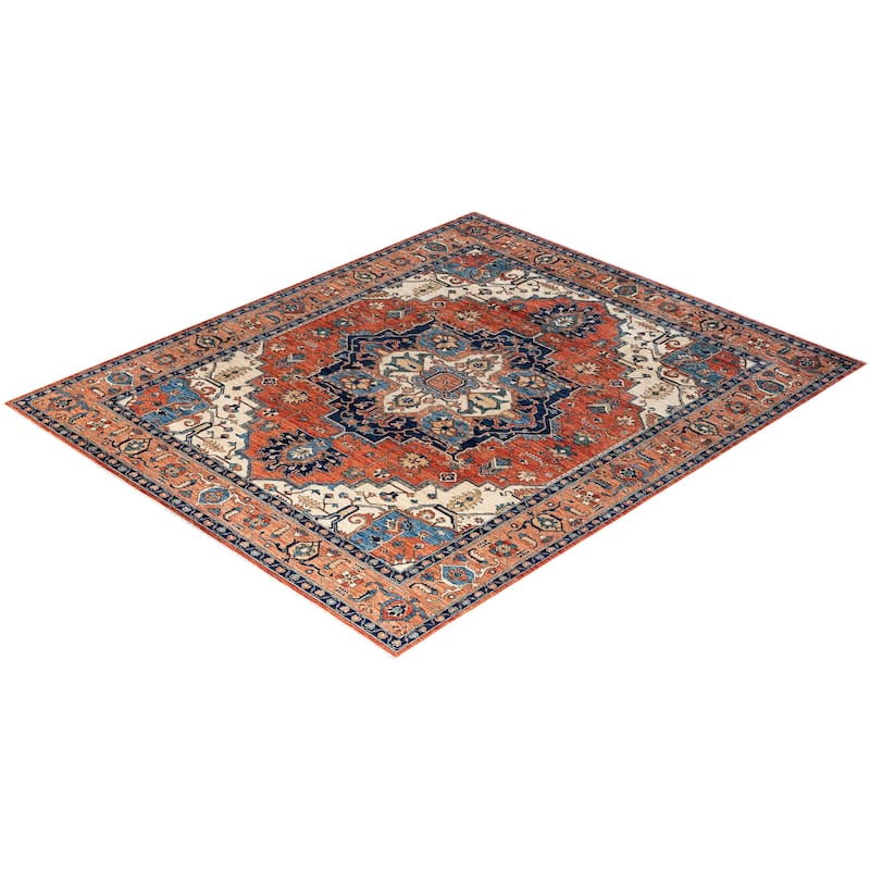 Serapi One-of-a-Kind Hand-Knotted Area Rug - Red, 8' 2" x 9' 11" - 8' 2" x 9' 11"