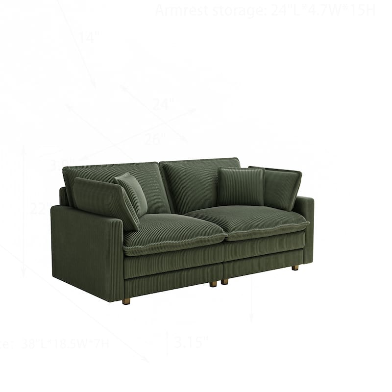 Comfortable Modern Sectional Sofa for Various Rooms, Enhancing Relaxation