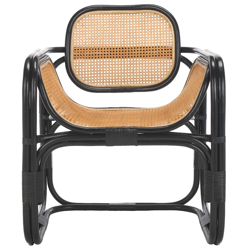 SAFAVIEH Nadie Rattan Accent Chair (Fully Assembled) - 28"W x 28"D x 35"H