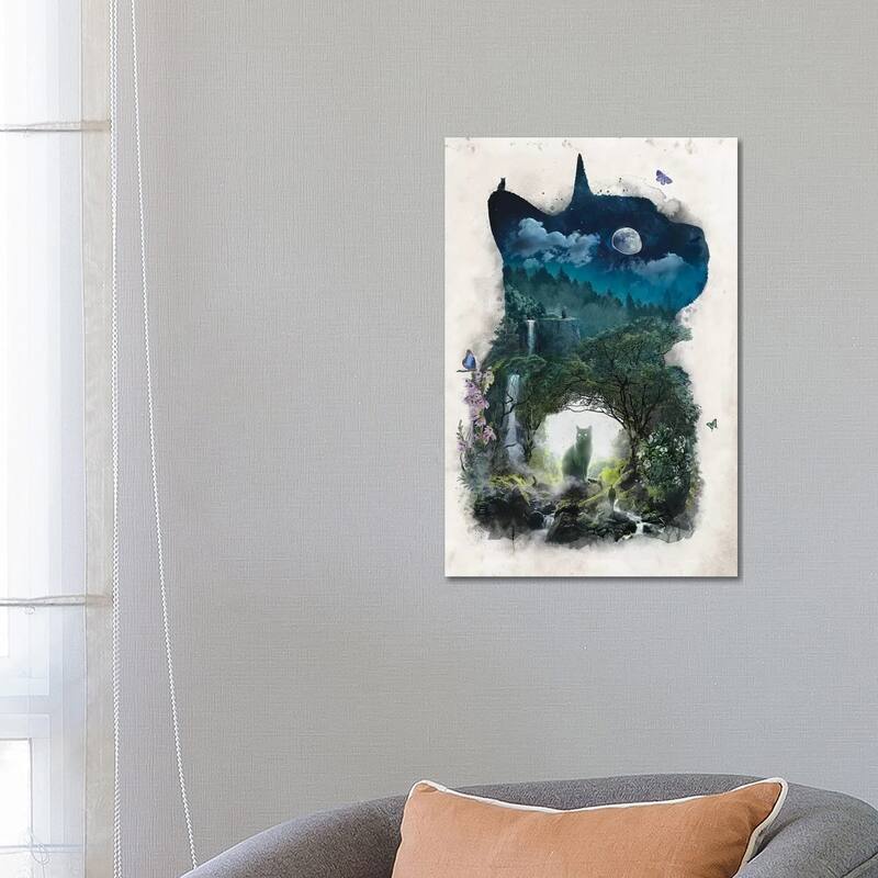 iCanvas "The Realm Of Cats" by Barrett Biggers Canvas Print - 26x18x1.5