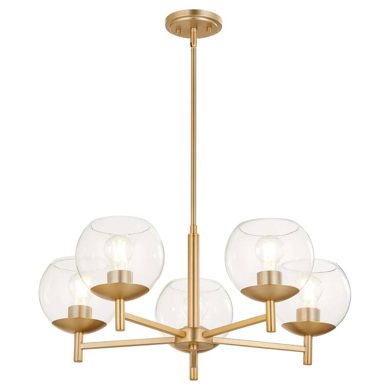 Quorum International 678-5 Lyon 5 Light 27" Wide Chandelier