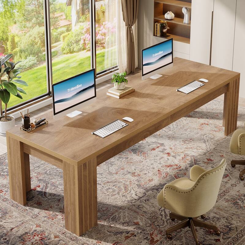 78.7-Inch Extra Long Computer Desk for 2 Person