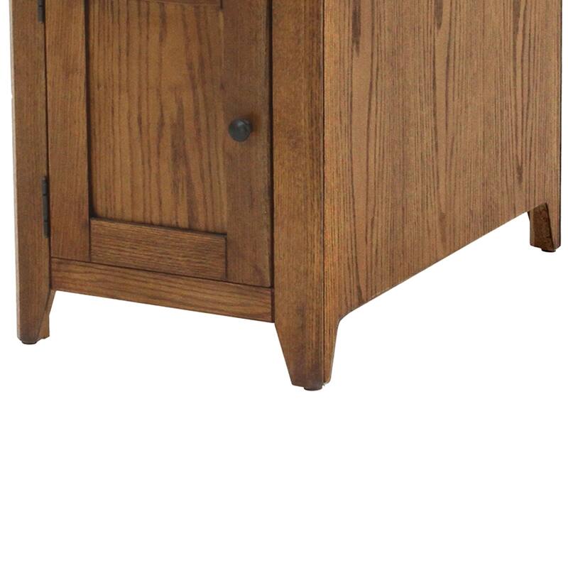 Chromcraft Peter Revington End Table in Chestnut Finish