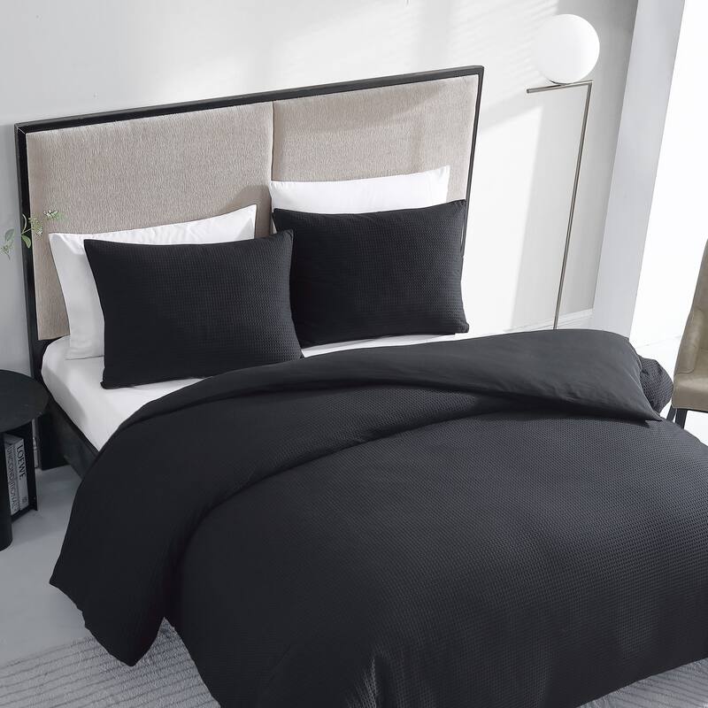 Vera Wang Waffle Pique Cotton Comforter Set