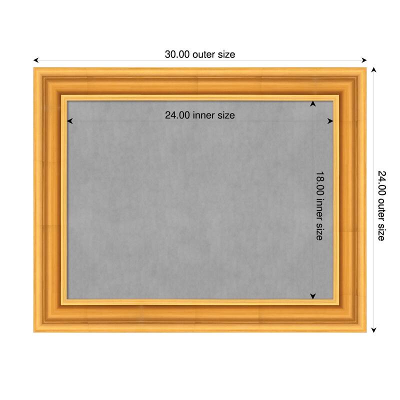 Amanti Art Sierra Black Brown Framed - 30 x 24 in - Sierra Gold