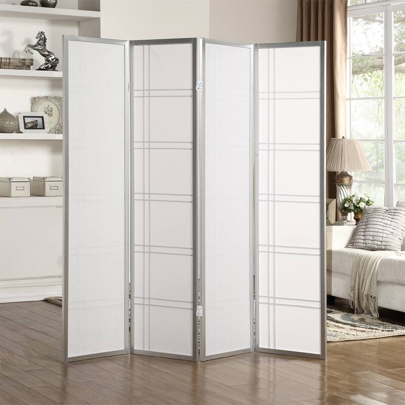 4-Panel Room Divider Screen