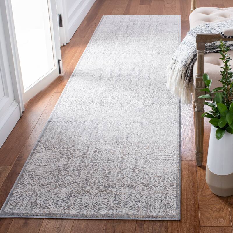 SAFAVIEH Webster Frideriki Vintage Rug - 2'6" x 10' Runner - Grey/Beige