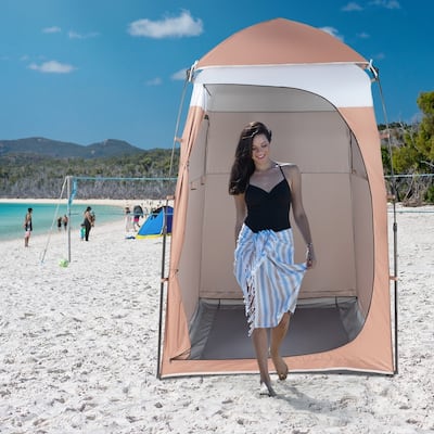 59"W x 59"D x 81"H Quick Open Changing Room Shower Privacy Tent - 1-2Person