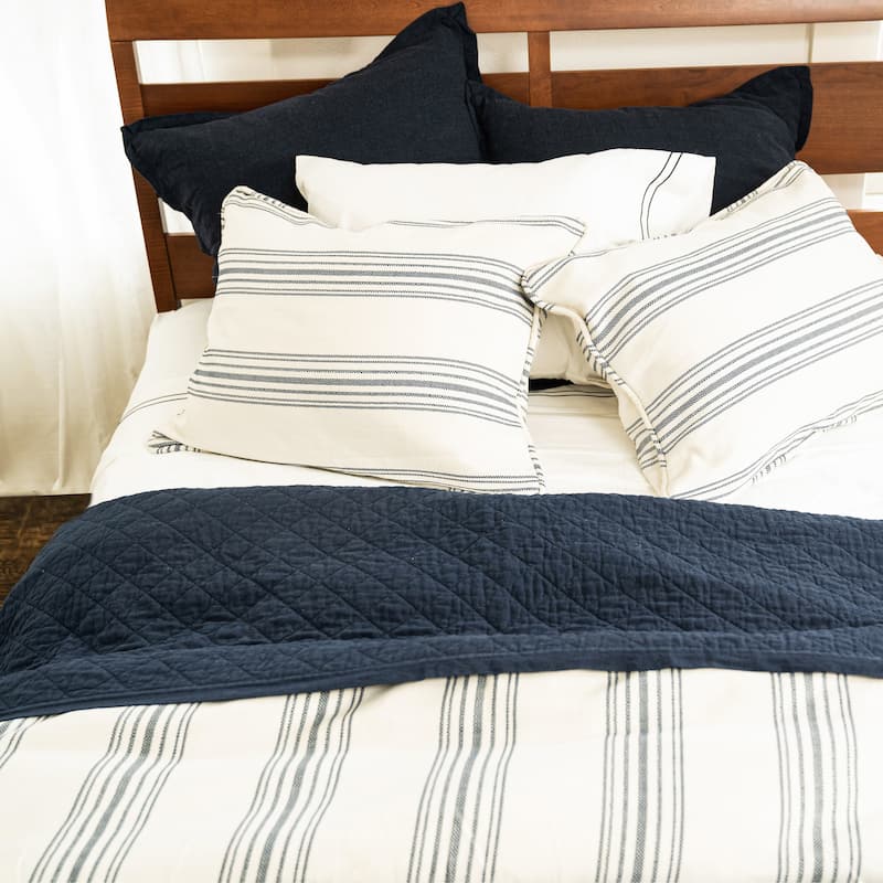 HiEnd Accents Prescott Striped Duvet Cover Set, 3PC