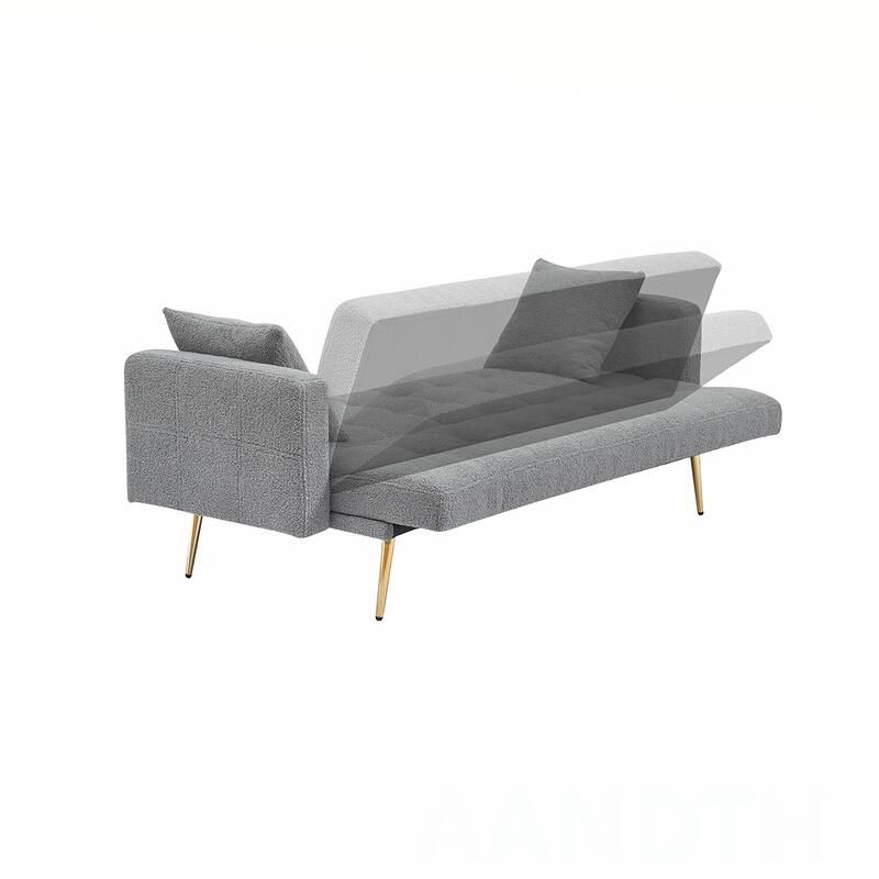 Teddy Sofa Bed With Two Pillows