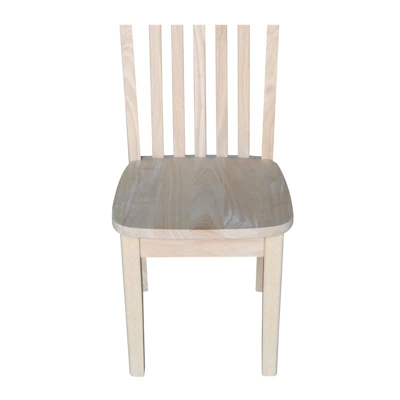 International Concepts Solid Wood Mission Juvenile Chairs - Set of 2