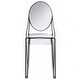 preview thumbnail 27 of 26, Clear Modern Dining Molded Armless No Arm Side Chairs Stacking Plastic Home Office Kitchen Work Bedroom Designer Smoke