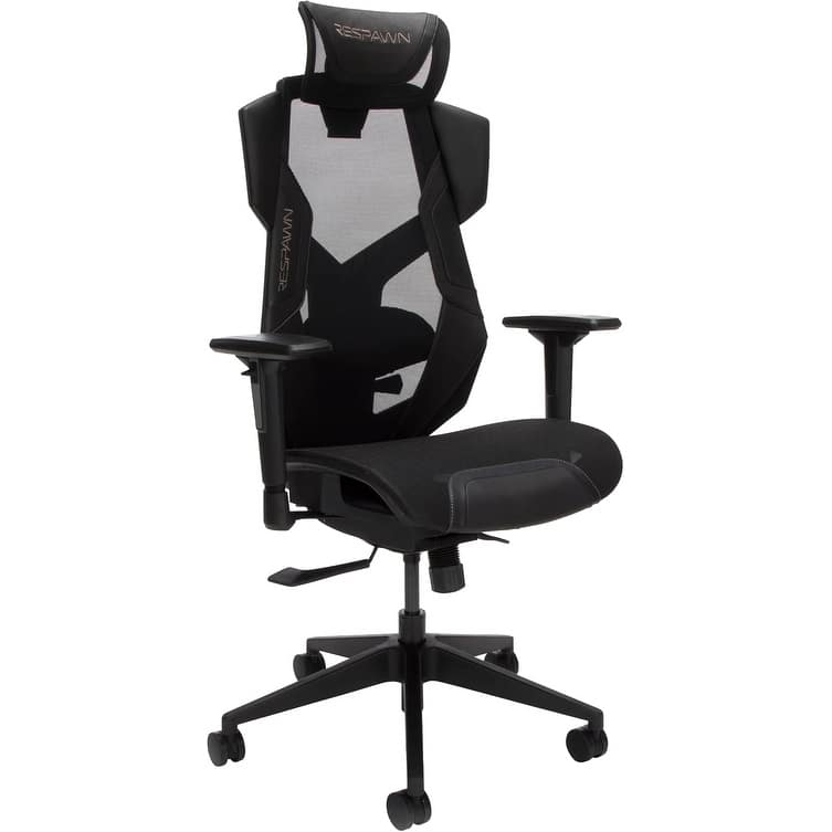 RESPAWN FLEXX Mesh Gaming Chair With Lumbar Support, Adjustable Headrest