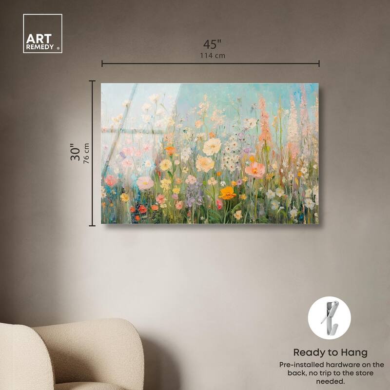 Soft Focus Flora II Acrylic by Art Remedy, Ready to Hang