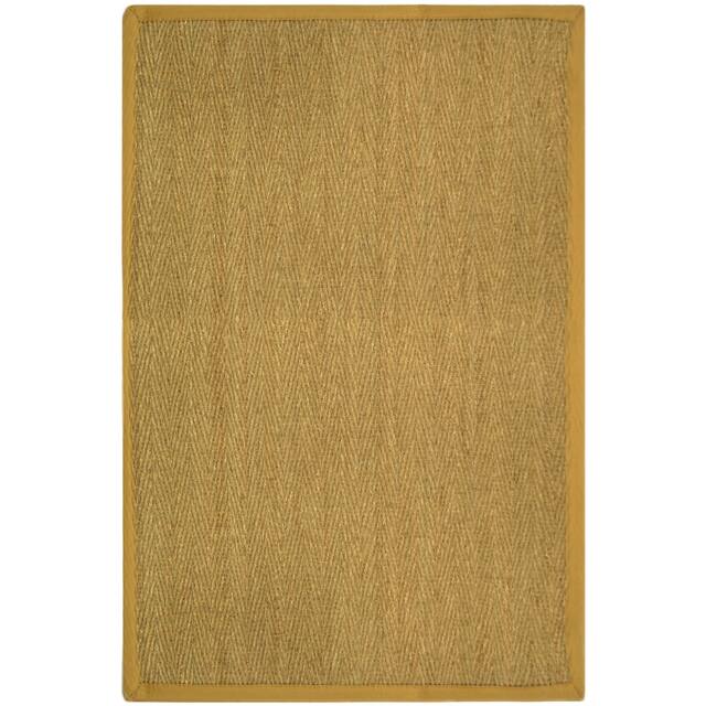 SAFAVIEH Natural Fiber Oceana Herringbone Seagrass Rug