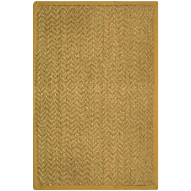 SAFAVIEH Natural Fiber Oceana Herringbone Seagrass Rug